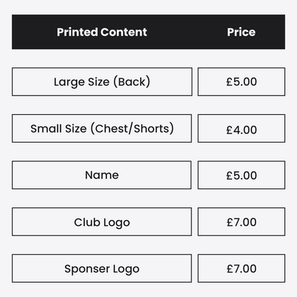 Printing Fees
